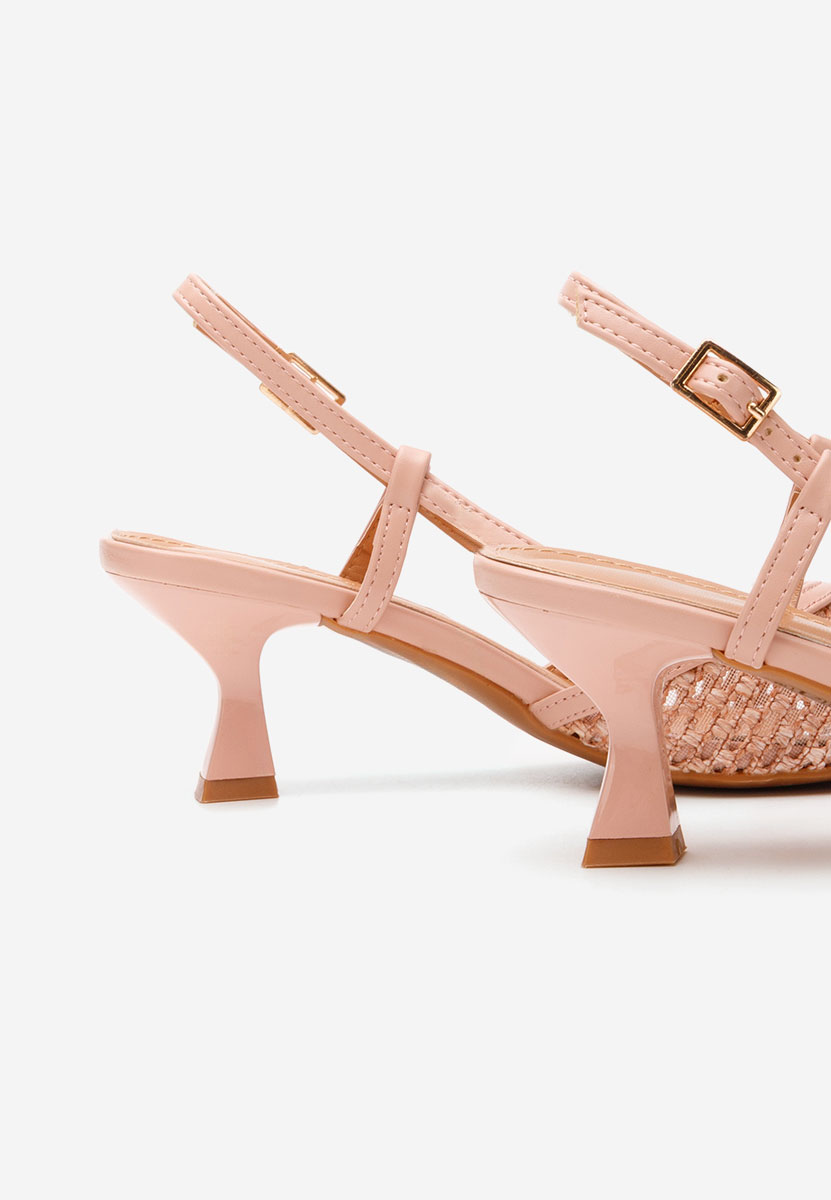 Γόβες slingback Gaynelle ροζ