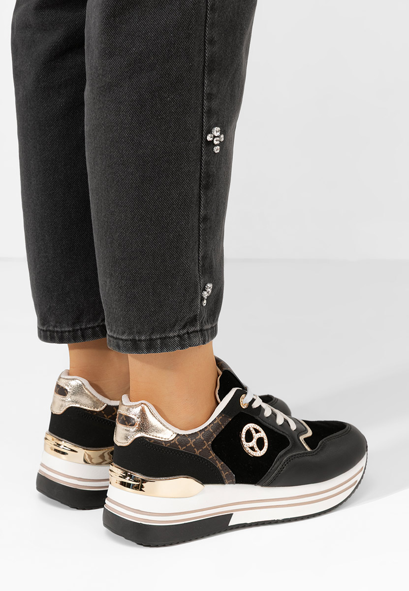 Sneakers γυναικεια Suzanna μαύρα