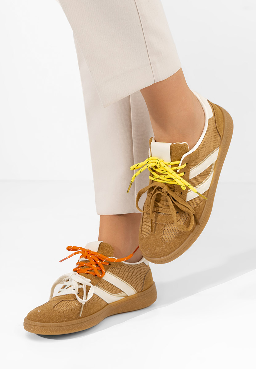 Sneakers γυναικεια Athenna καφε