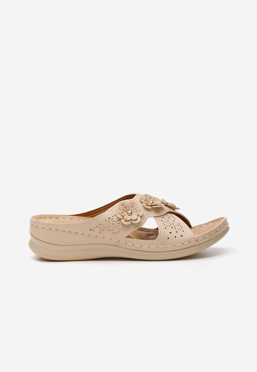 Ανατομικεσ παντοφλεσ Clarysa μπεζ