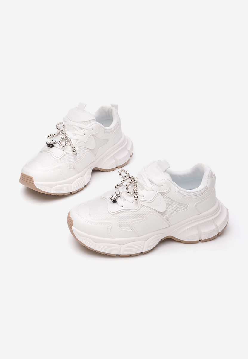 Sneakers με πλατφόρμα Jasmyne λευκά