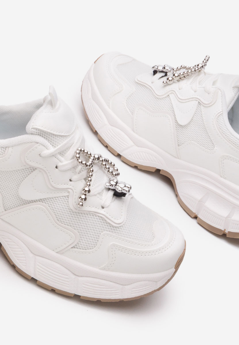 Sneakers με πλατφόρμα Jasmyne λευκά