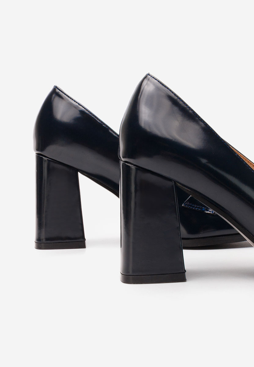 Loafers γυναικεια με τακουνι Noriana Νειβι