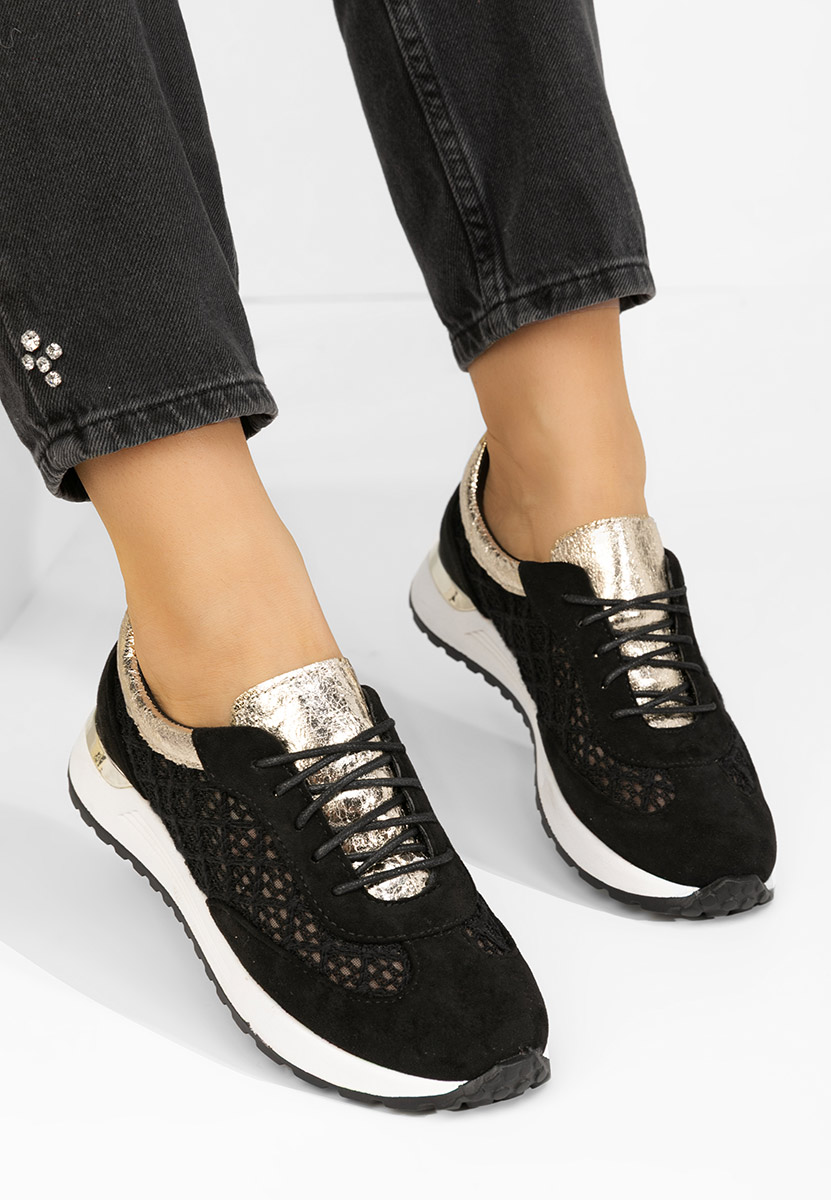 Sneakers γυναικεια Deena μαύρα