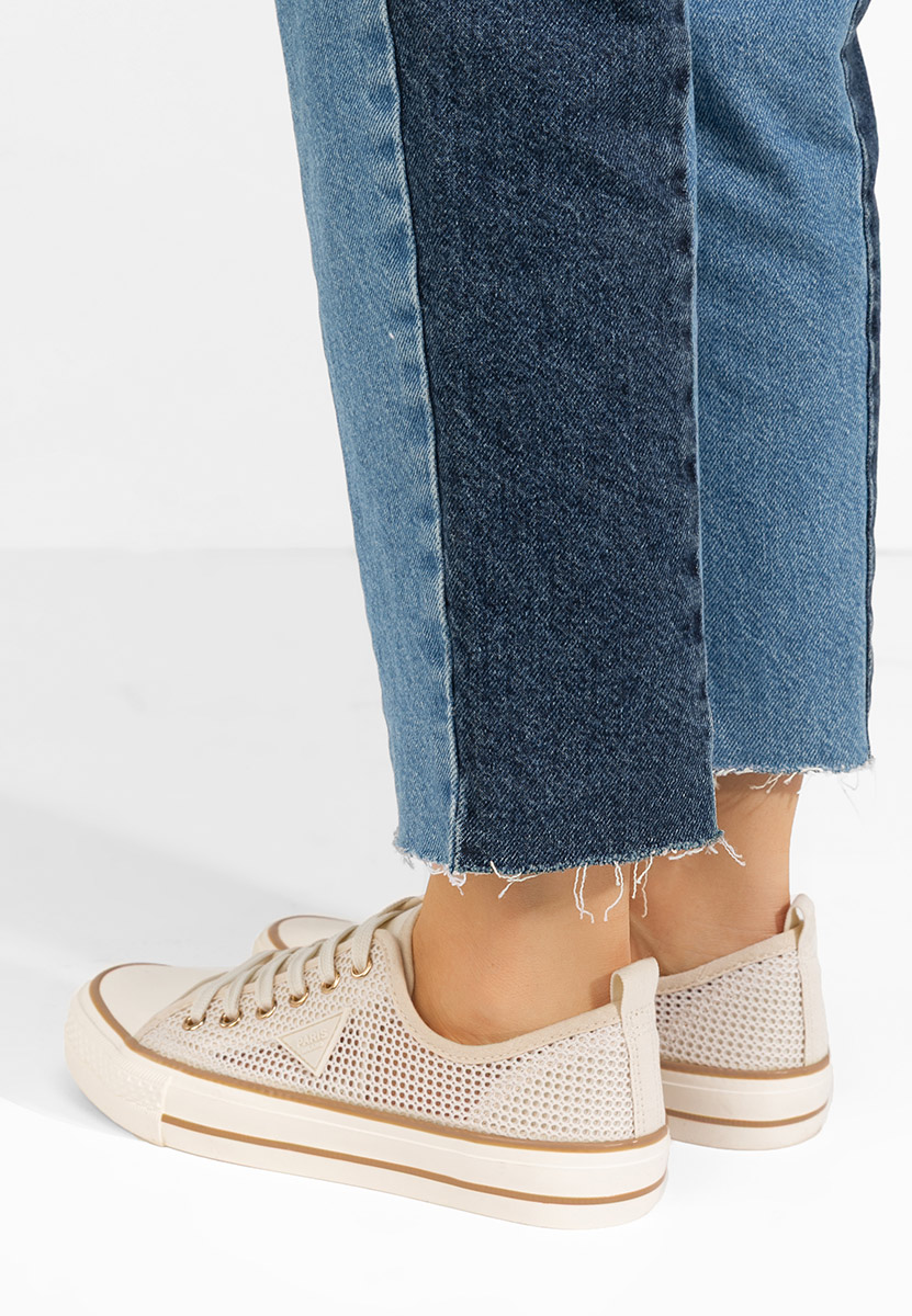 Γυναικεία sneakers Venita μπεζ