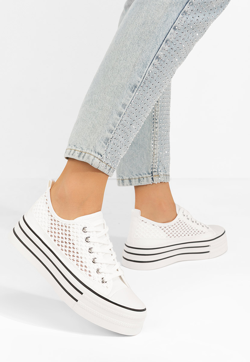 Γυναικεία sneakers Ellaris λευκά