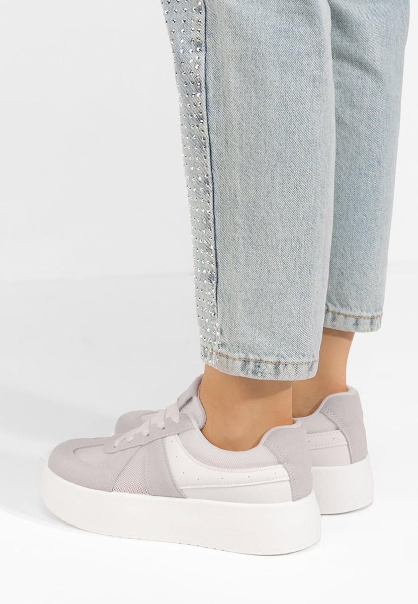 Sneakers με πλατφόρμα Fyonna λευκά