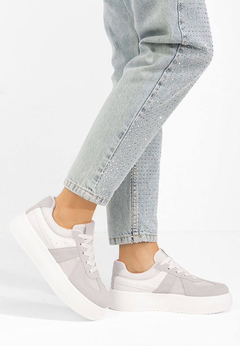 Sneakers με πλατφόρμα Fyonna λευκά