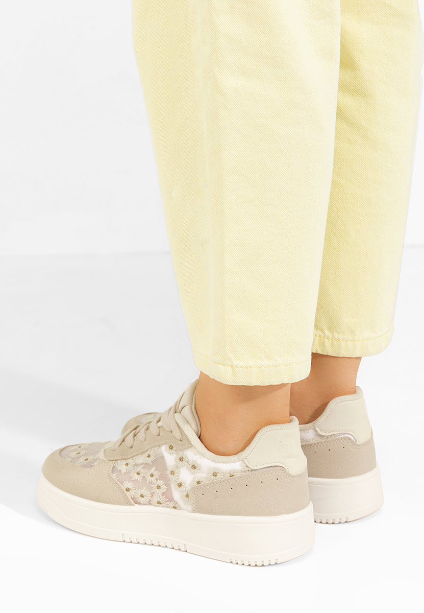 Sneakers γυναικεια Beckie μπεζ