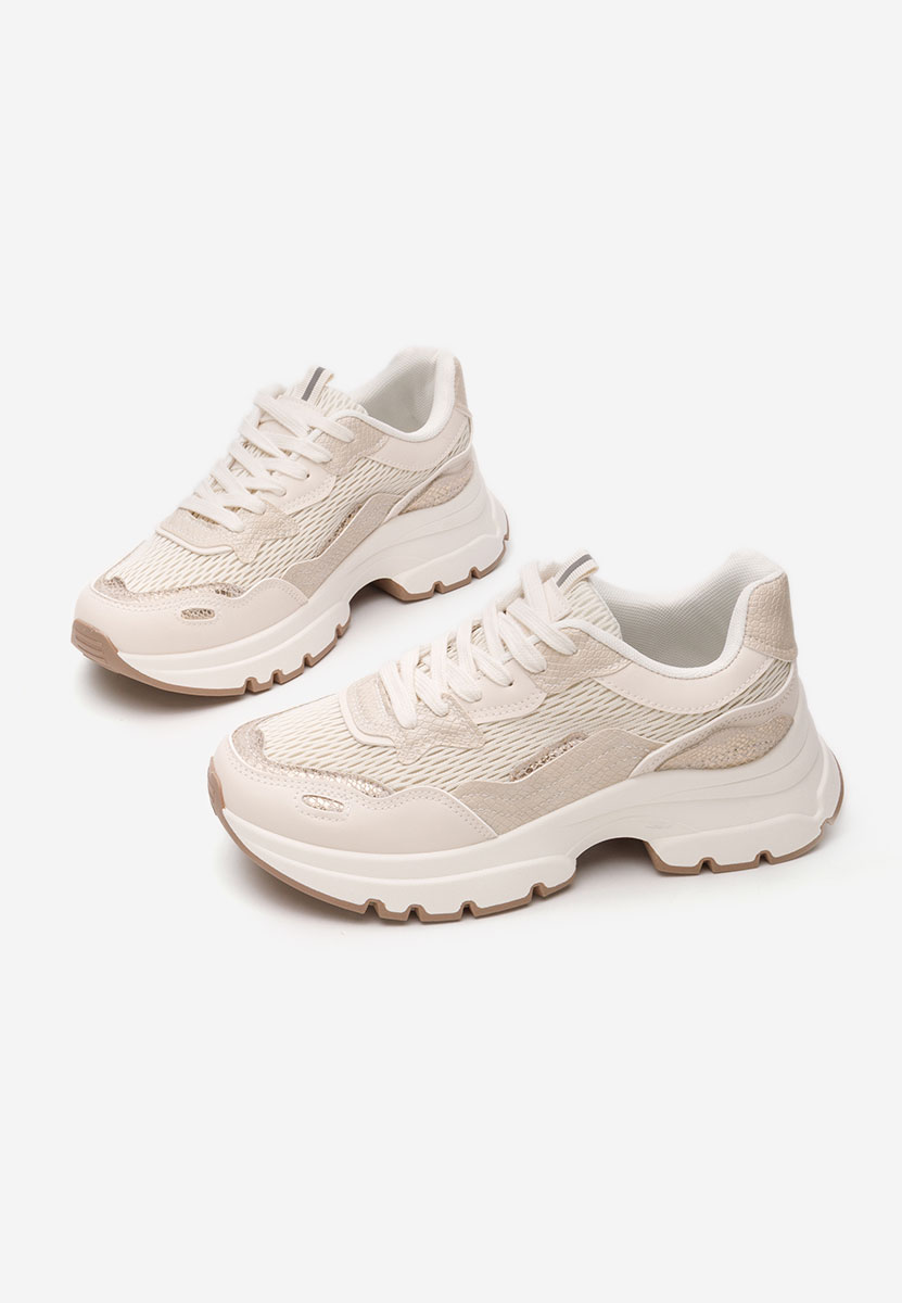 Sneakers γυναικεια Marylin μπεζ