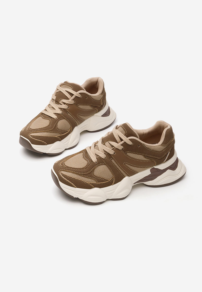 Sneakers με πλατφόρμα Barenice καφε