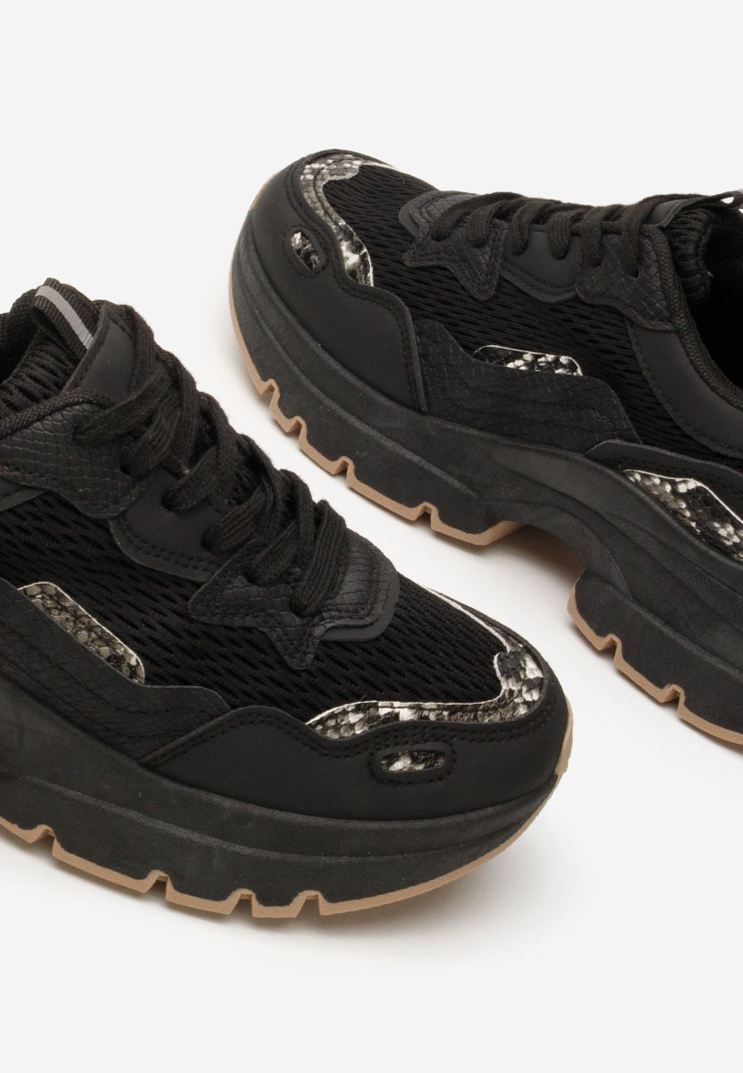 Sneakers γυναικεια Marylin μαύρα