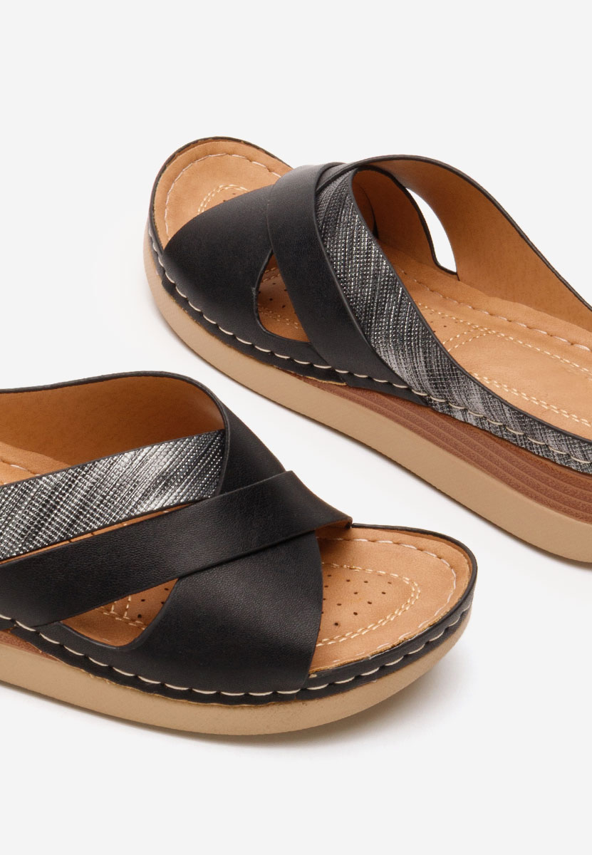 Ανατομικεσ παντοφλεσ Maryna μαύρα