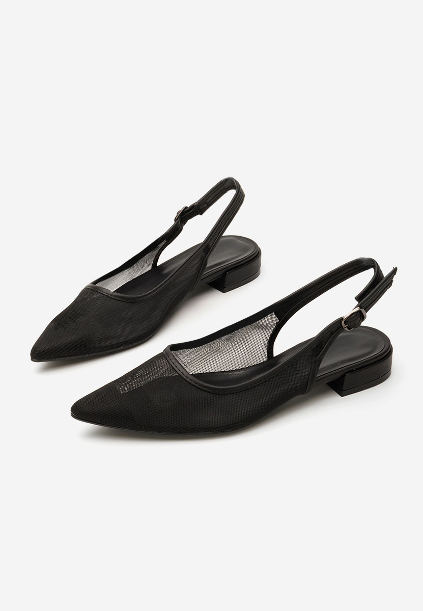Γόβες slingback Margaryte μαύρα