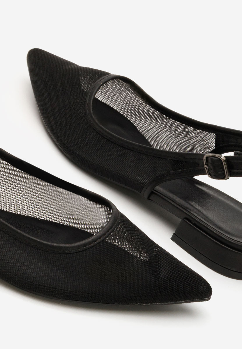 Γόβες slingback Margaryte μαύρα
