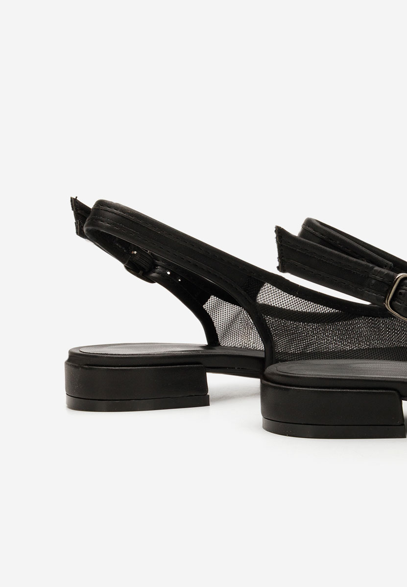 Γόβες slingback Margaryte μαύρα