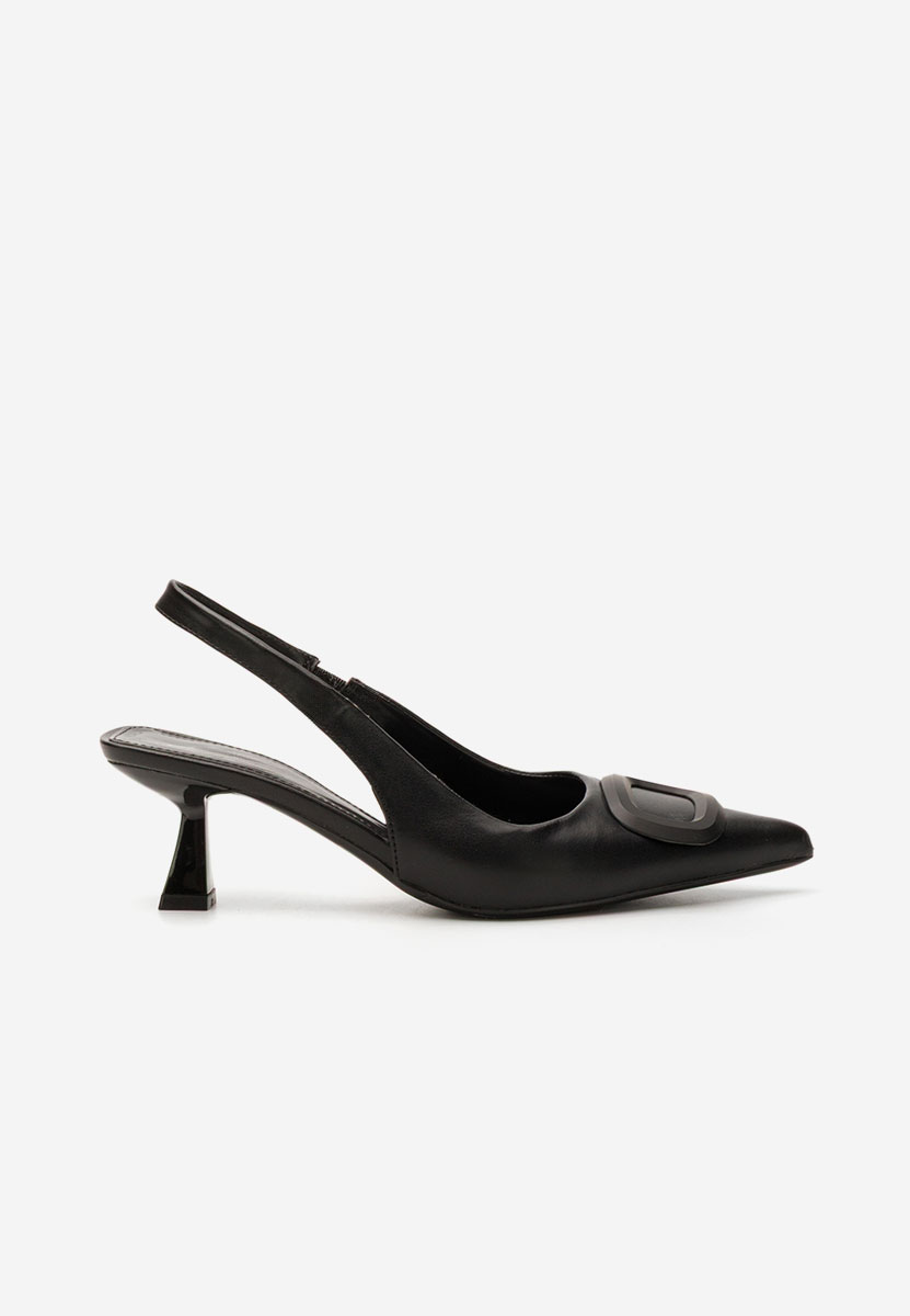 Γόβες slingback Lyndsey μαύρα