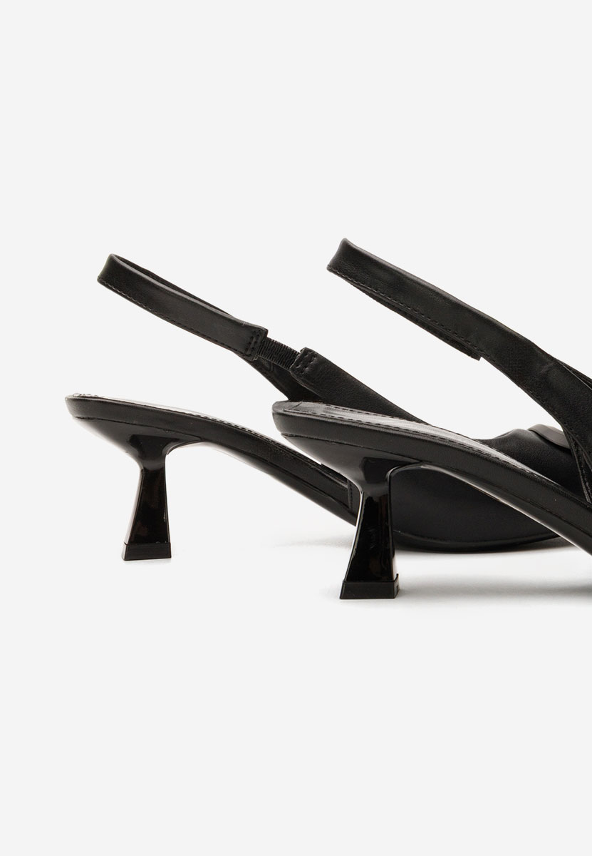 Γόβες slingback Lyndsey μαύρα