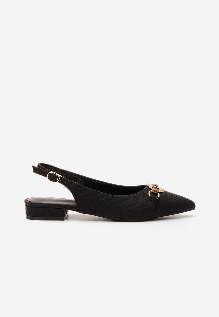 Γόβες slingback Antonietta μαύρα