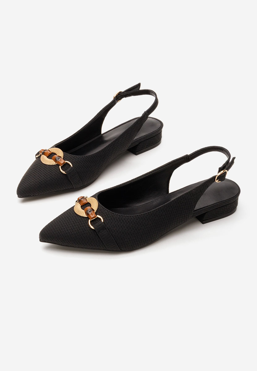 Γόβες slingback Antonietta μαύρα