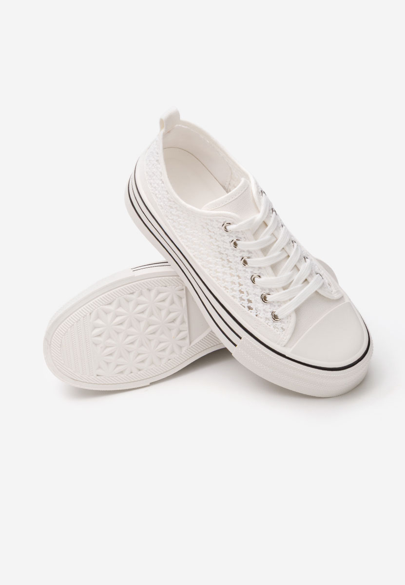Γυναικεία sneakers Ellaris λευκά