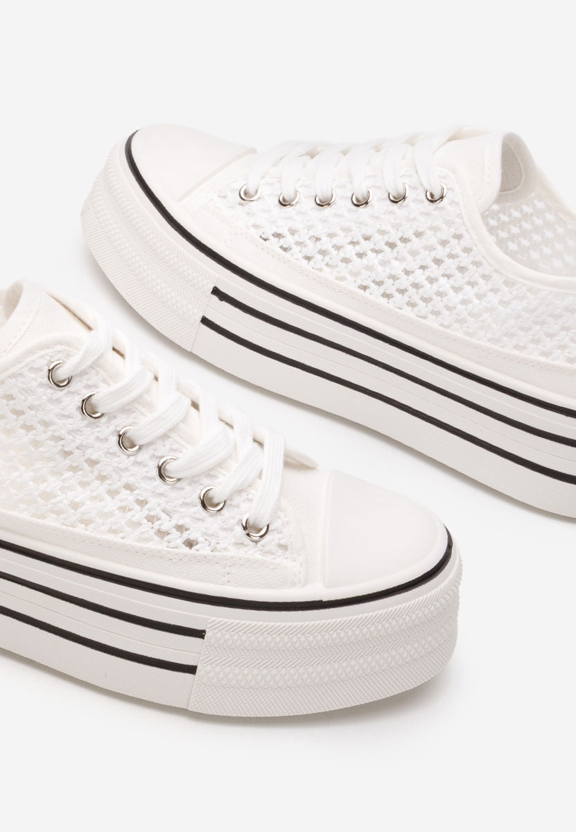 Γυναικεία sneakers Ellaris λευκά