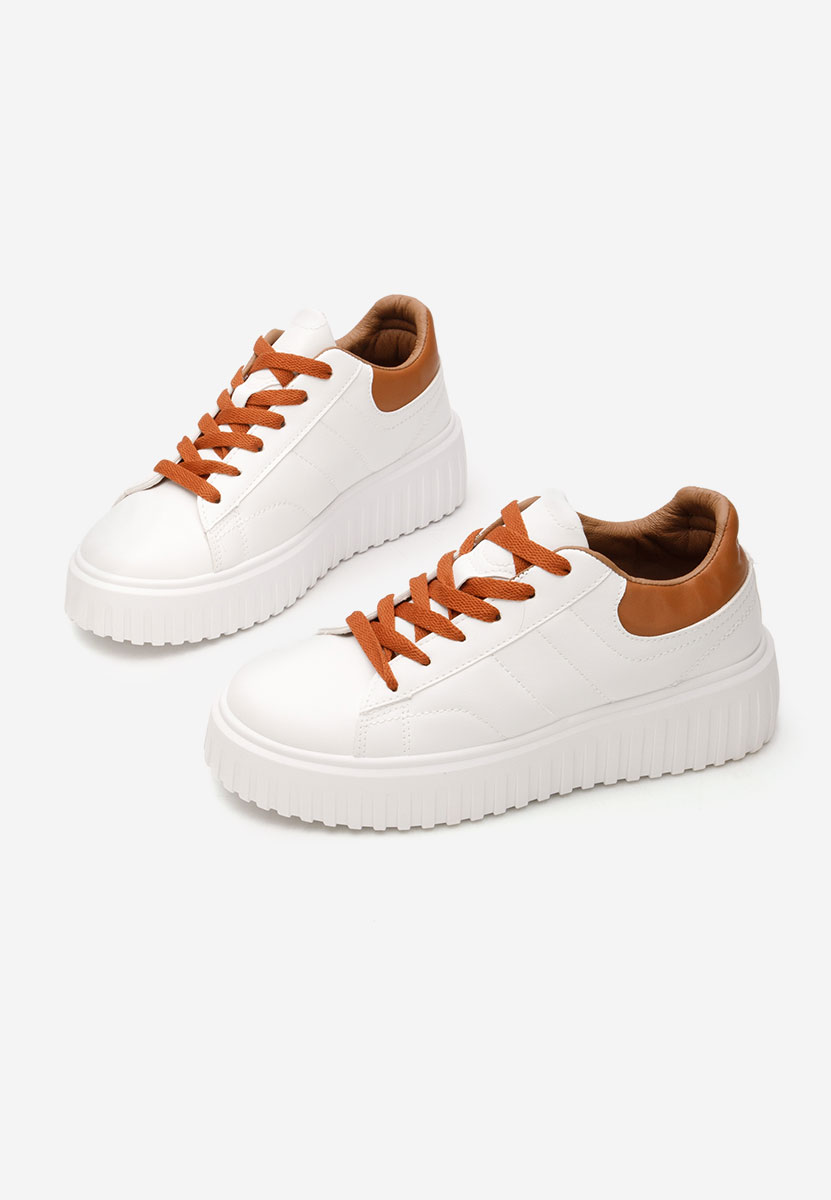 Sneakers με πλατφόρμα Raula λευκά