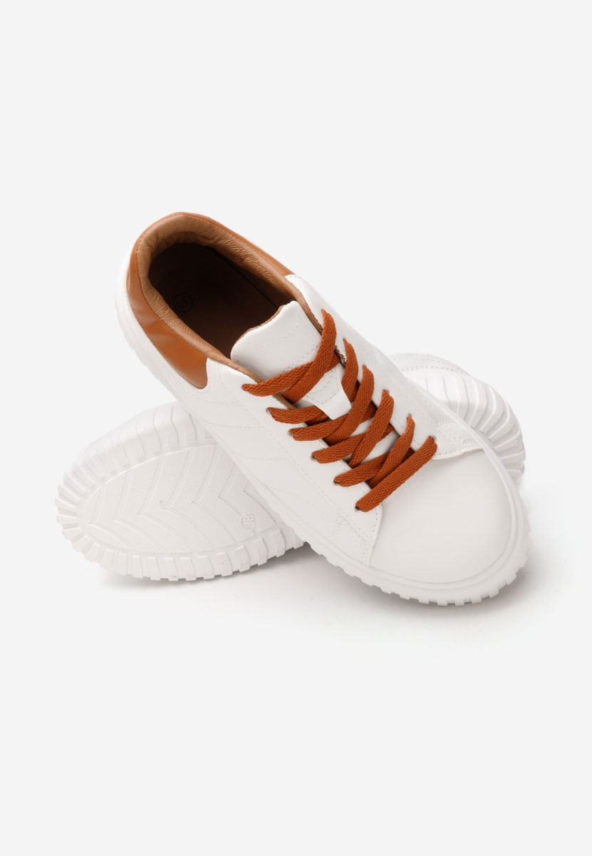 Sneakers με πλατφόρμα Raula λευκά