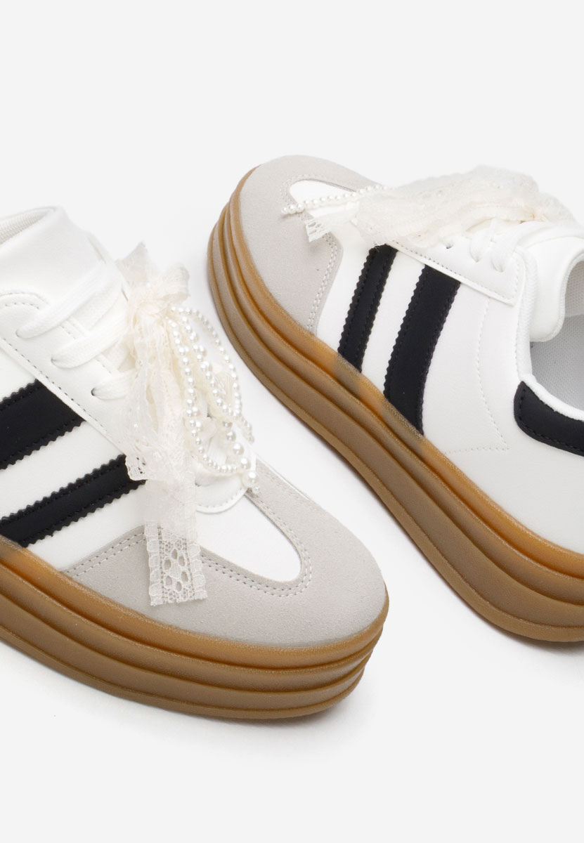 Sneakers γυναικεια Roxanne λευκά