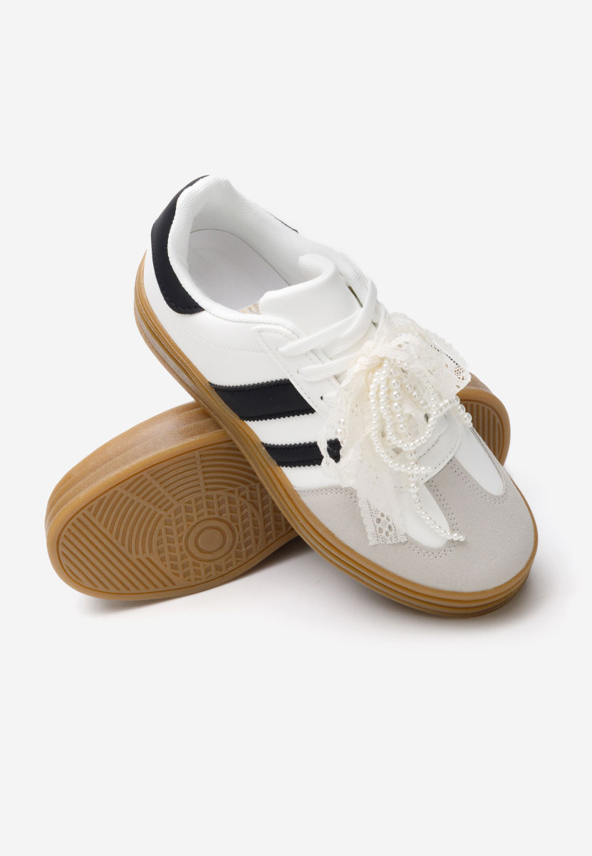 Sneakers γυναικεια Roxanne λευκά