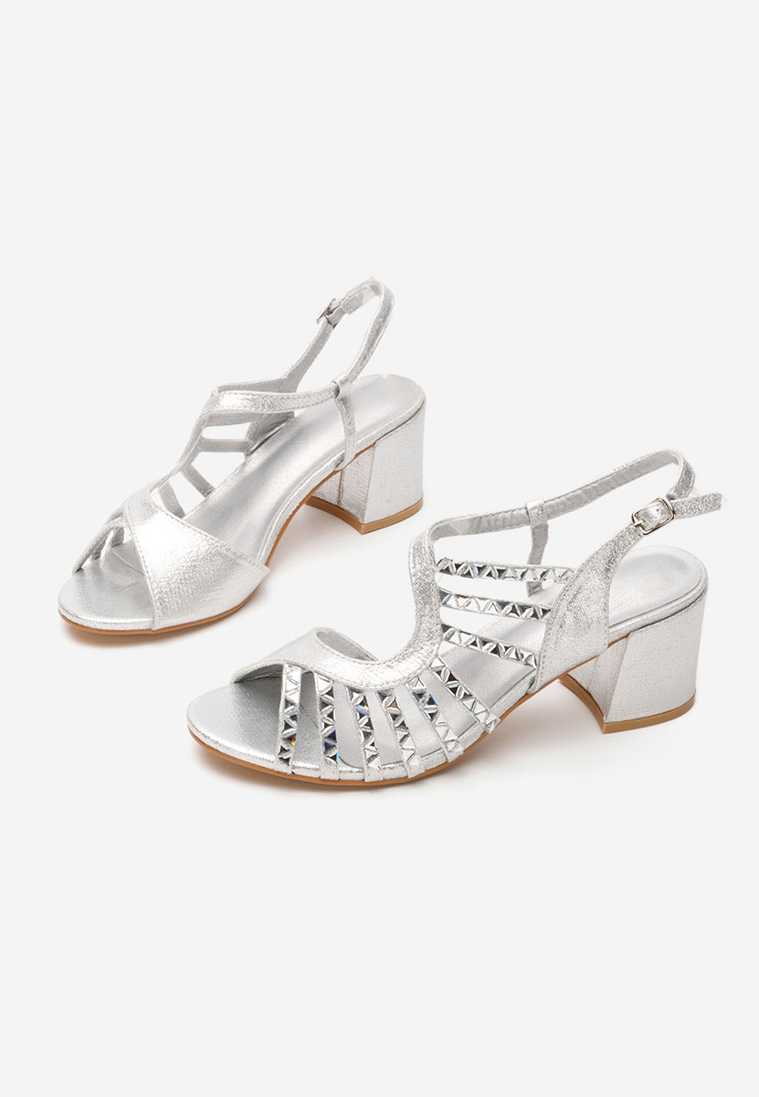 Πέδιλα με χοντρο τακουνι Margarita ασιμι