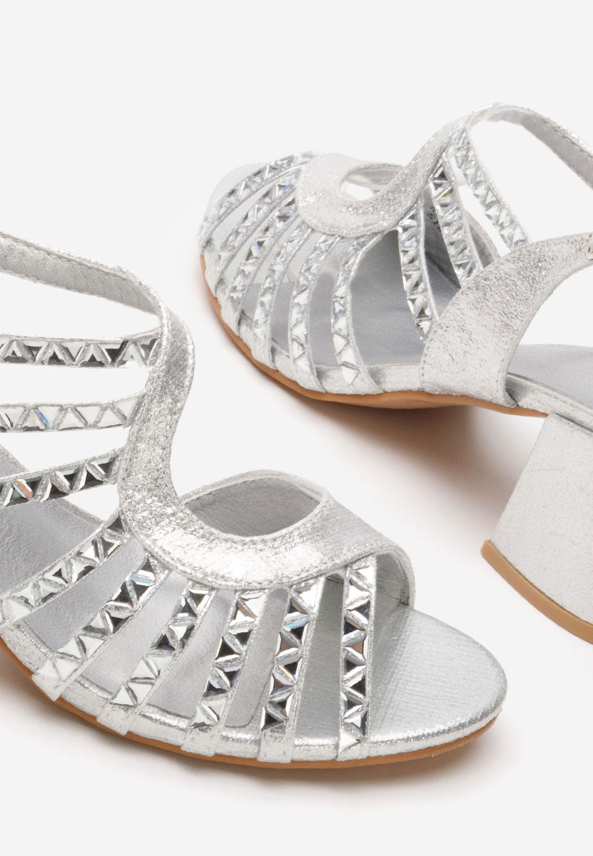 Πέδιλα με χοντρο τακουνι Margarita ασιμι