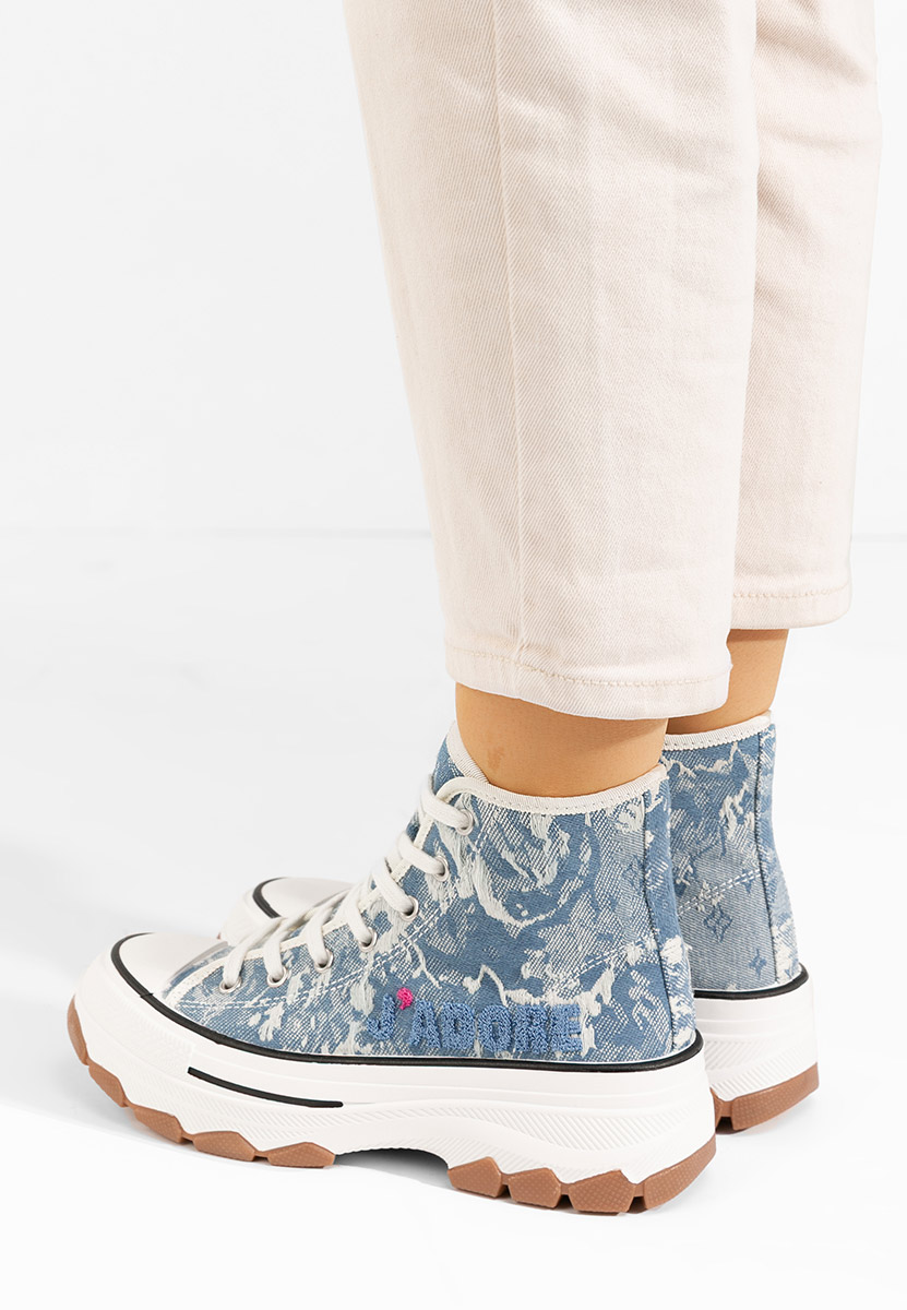 Γυναικεία sneakers αστραγάλο Jadoris μπλε