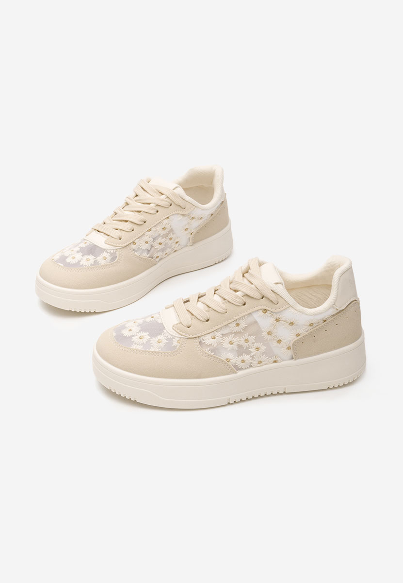Sneakers γυναικεια Beckie μπεζ
