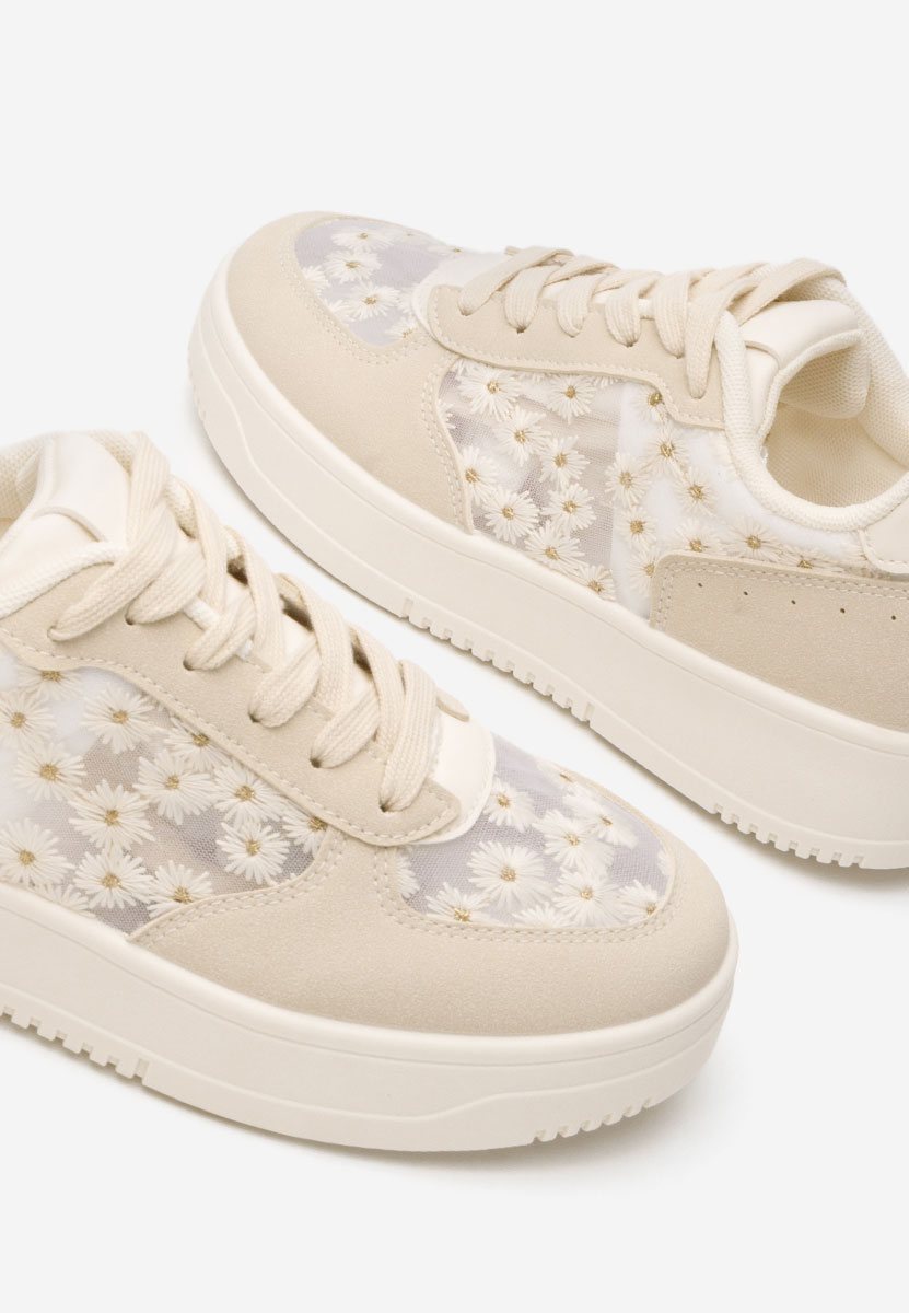 Sneakers γυναικεια Beckie μπεζ