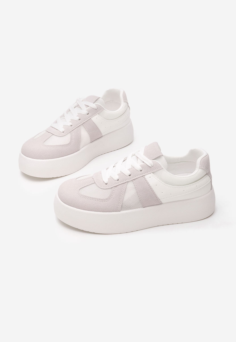 Sneakers με πλατφόρμα Fyonna λευκά