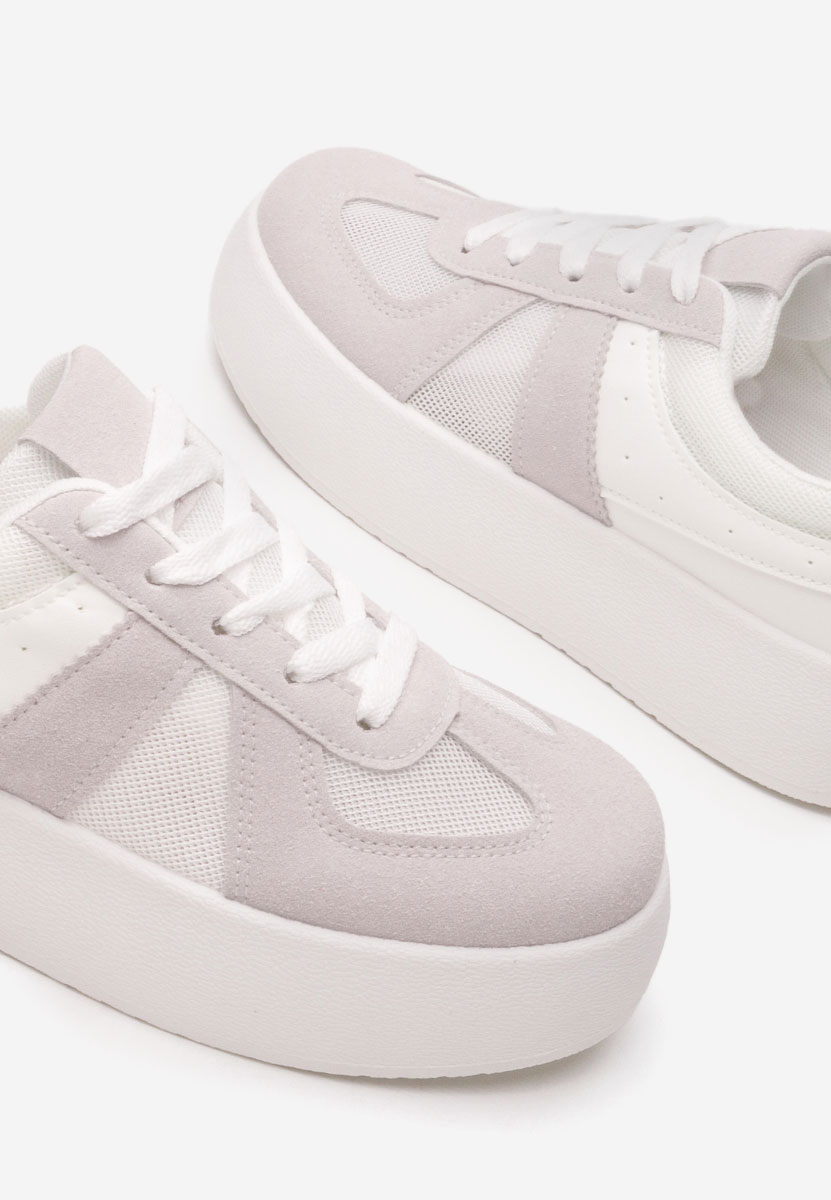 Sneakers με πλατφόρμα Fyonna λευκά