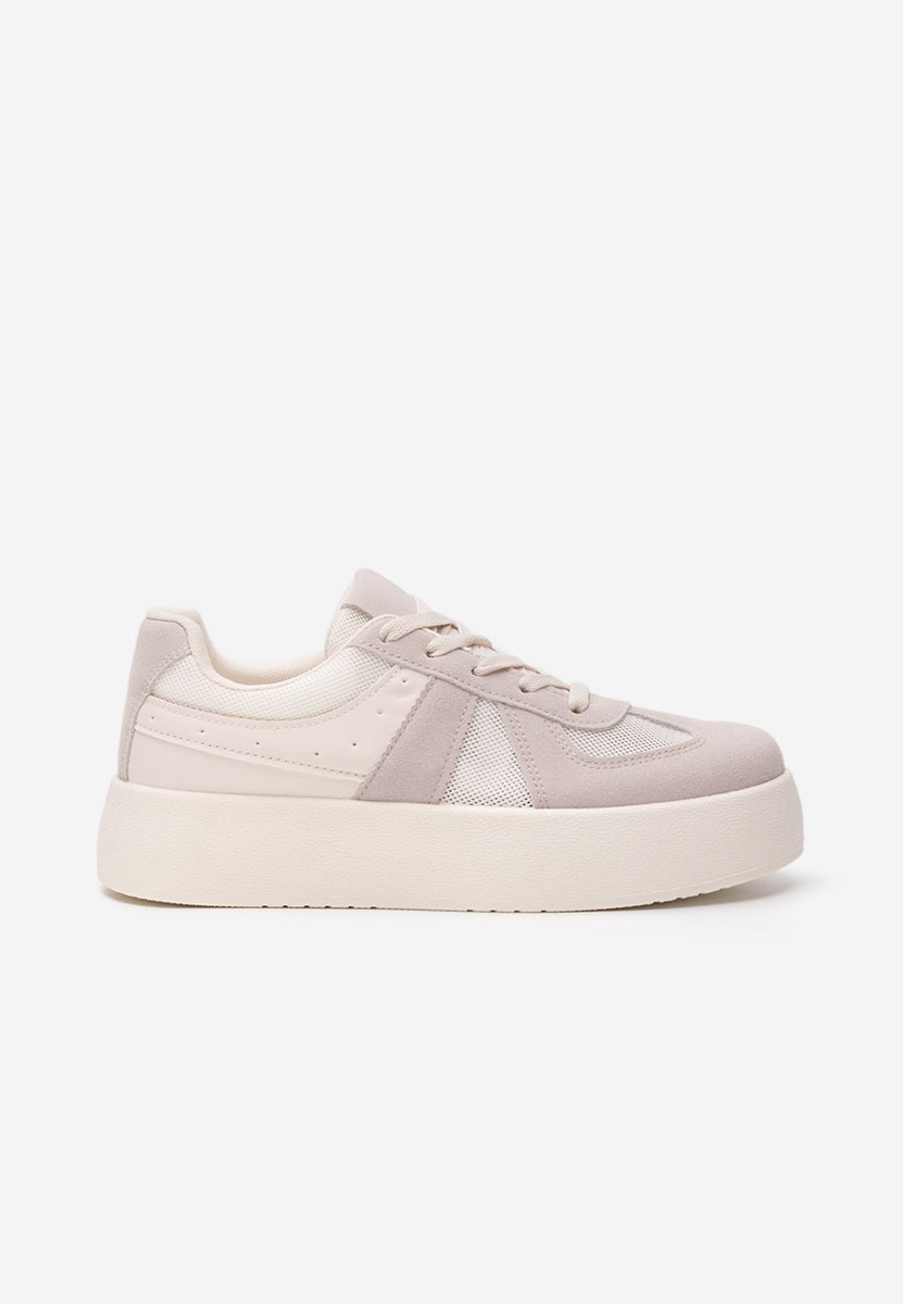 Sneakers με πλατφόρμα Fyonna μπεζ