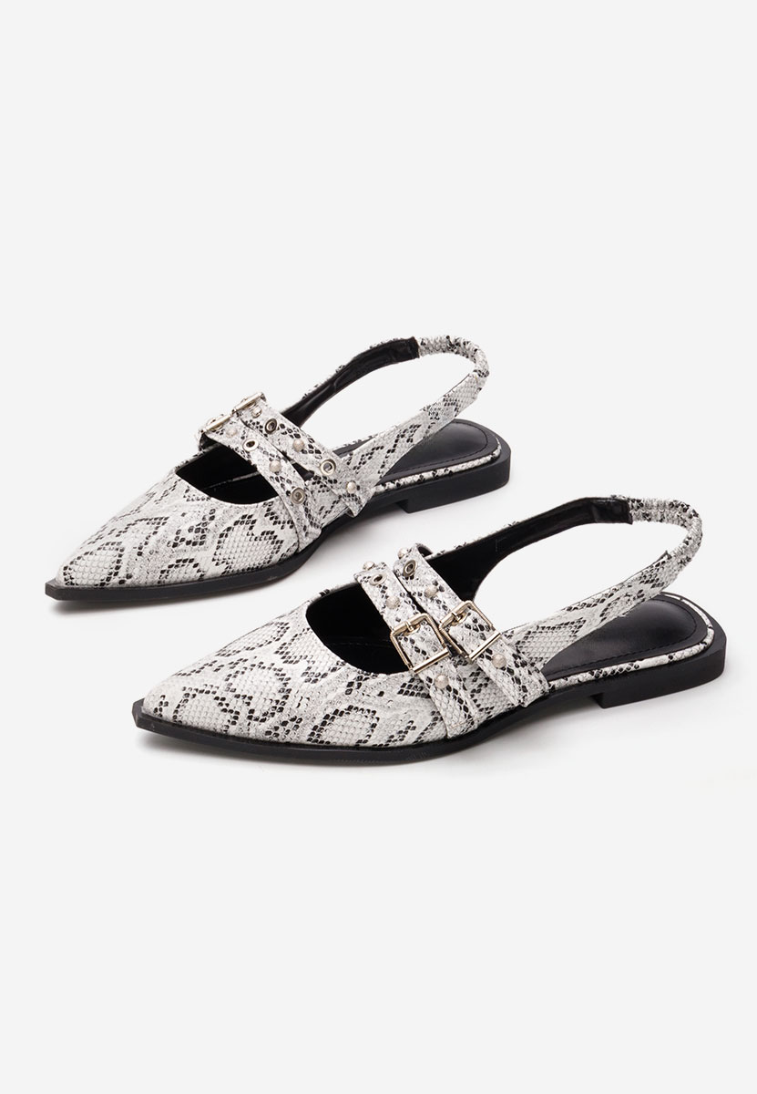 Γόβες slingback Mathylda snake