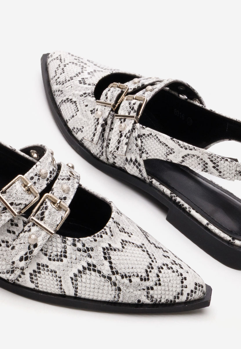 Γόβες slingback Mathylda snake