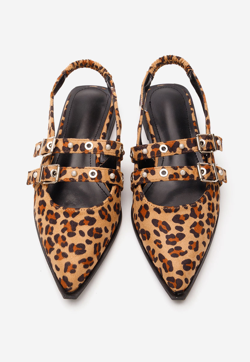Γόβες slingback Mathylda λεοπαρ