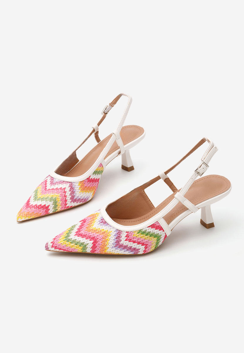 Γόβες slingback Guena πολυχρωμο