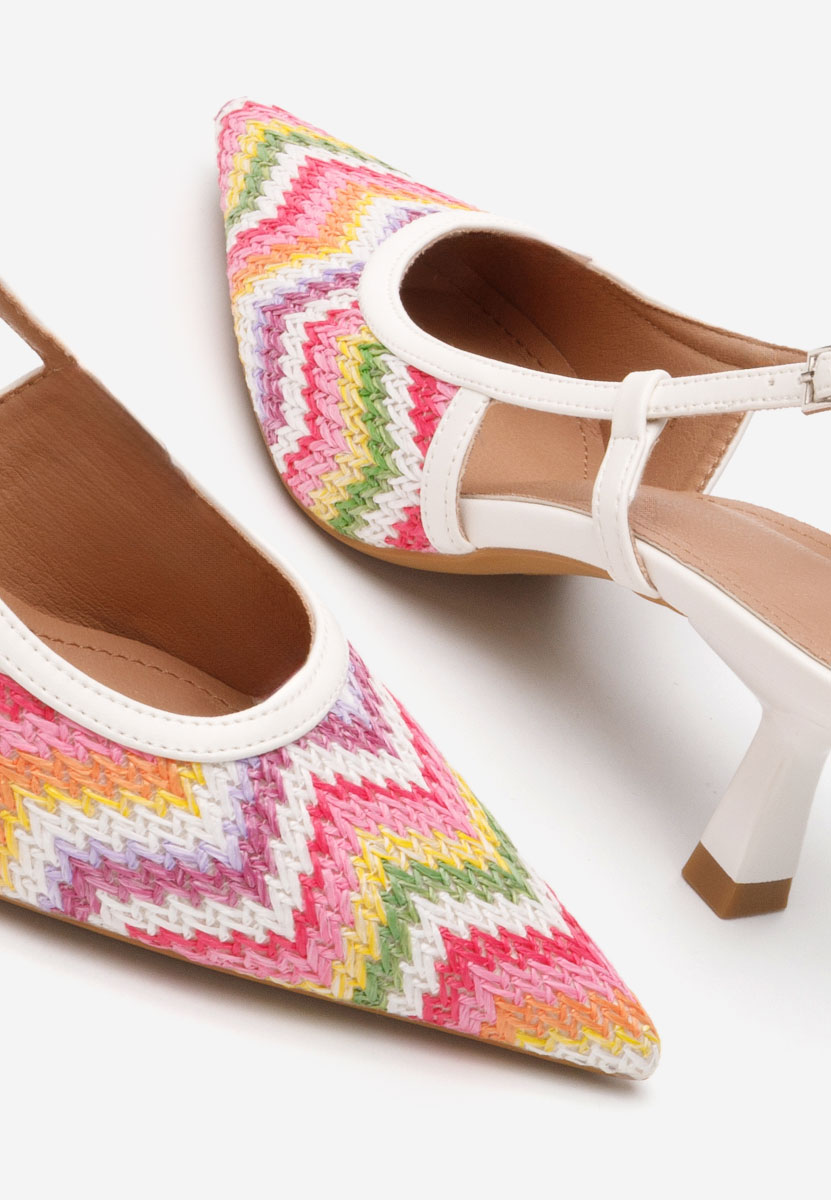 Γόβες slingback Guena πολυχρωμο