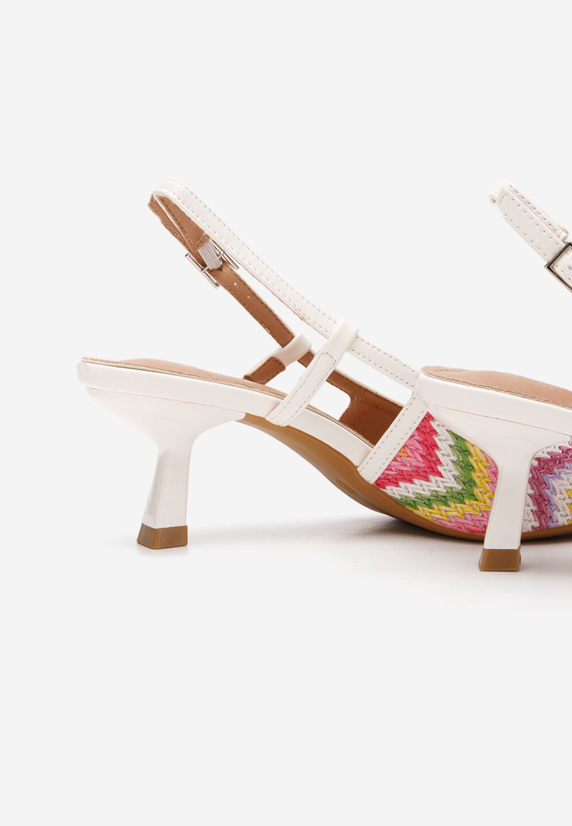 Γόβες slingback Guena πολυχρωμο