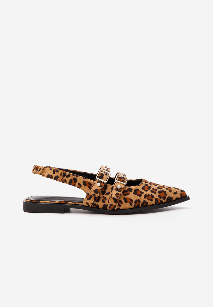 Γόβες slingback Mathylda λεοπαρ