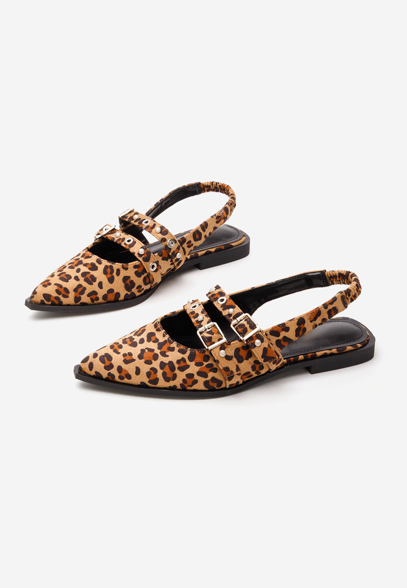 Γόβες slingback Mathylda λεοπαρ