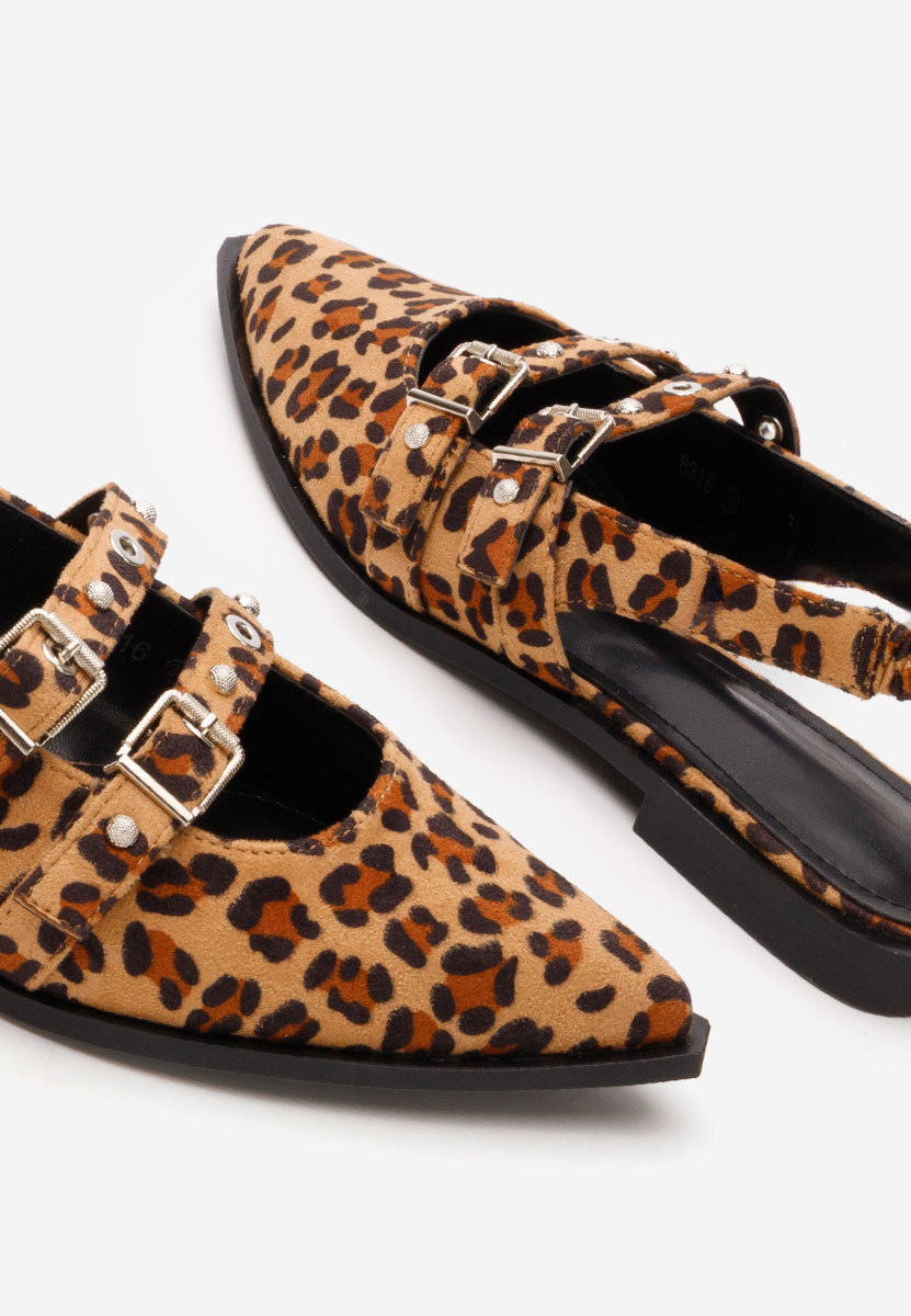 Γόβες slingback Mathylda λεοπαρ