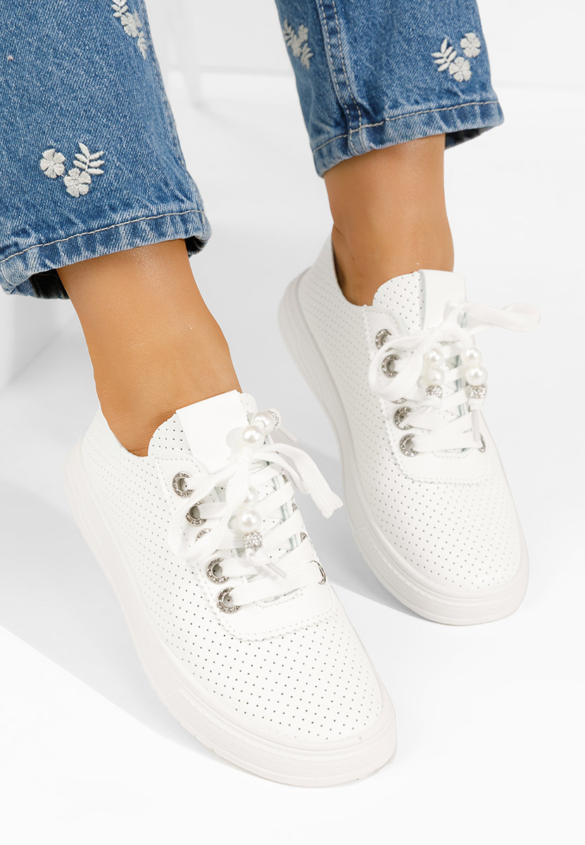 Sneakers γυναικεια Candysa λευκά