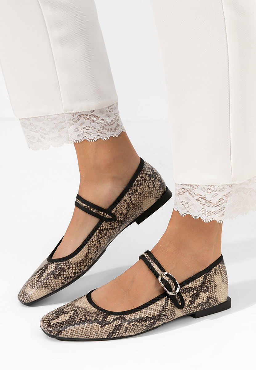 Γυναικείες μπαλαρίνες Katianna animal print