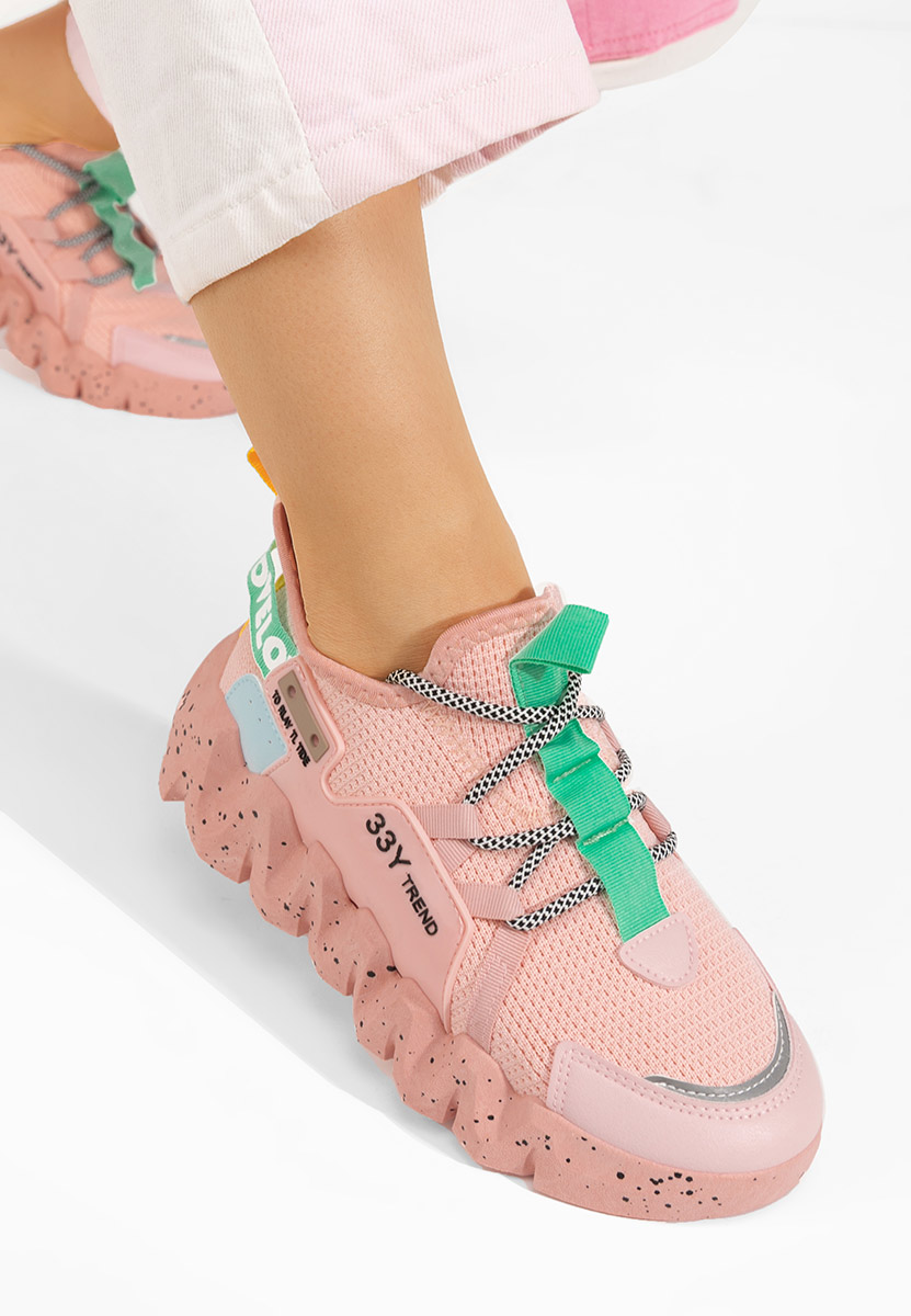 Sneakers γυναικεια Caledonia ροζ